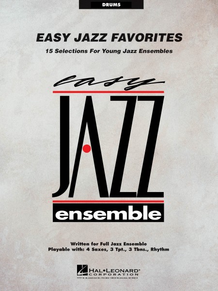 Easy Jazz Favorites Drums Easy Jazz Ensemble Series NEW 007010300
