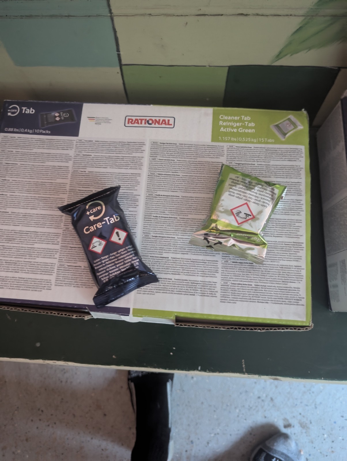 RATIONAL Active Green And Blue Cleaning OEM Tablets iCombi Pro RATIONAL Active Green And Blue Cleaning OEM Tablets iCombi Pro