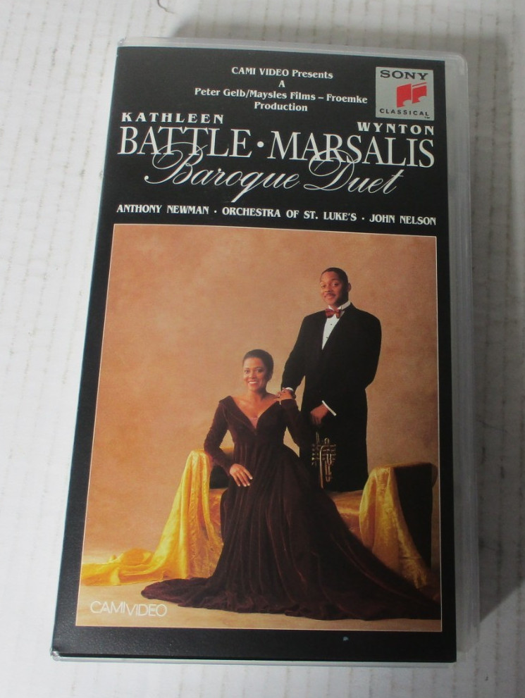 Baroque Duet VHS Video Kathleen Battle Wynton Marsalis Baroque Duet VHS Video Kathleen Battle Wynton Marsalis