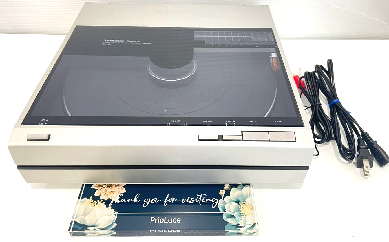Technics SL-10 Linear Tracking Direct Drive Automatic Turntable Tested Working