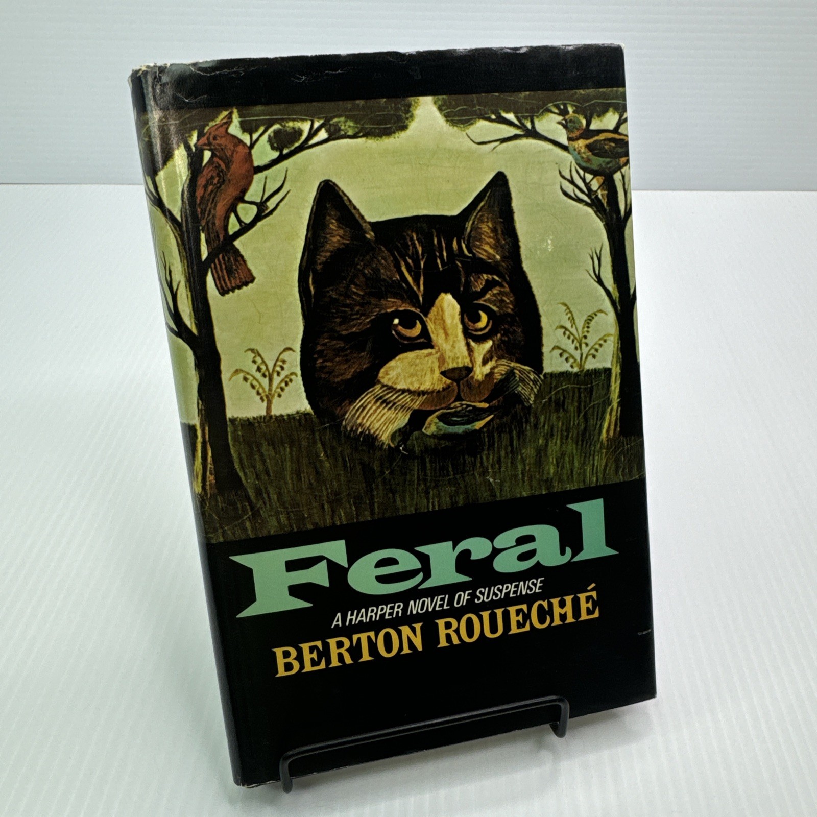 Feral Berton Roueche Hardcover 1974 Book Club Edition Harper Novel of Suspense Feral Berton Roueche Hardcover 1974 Book Club Edition Harper Novel of Suspense
