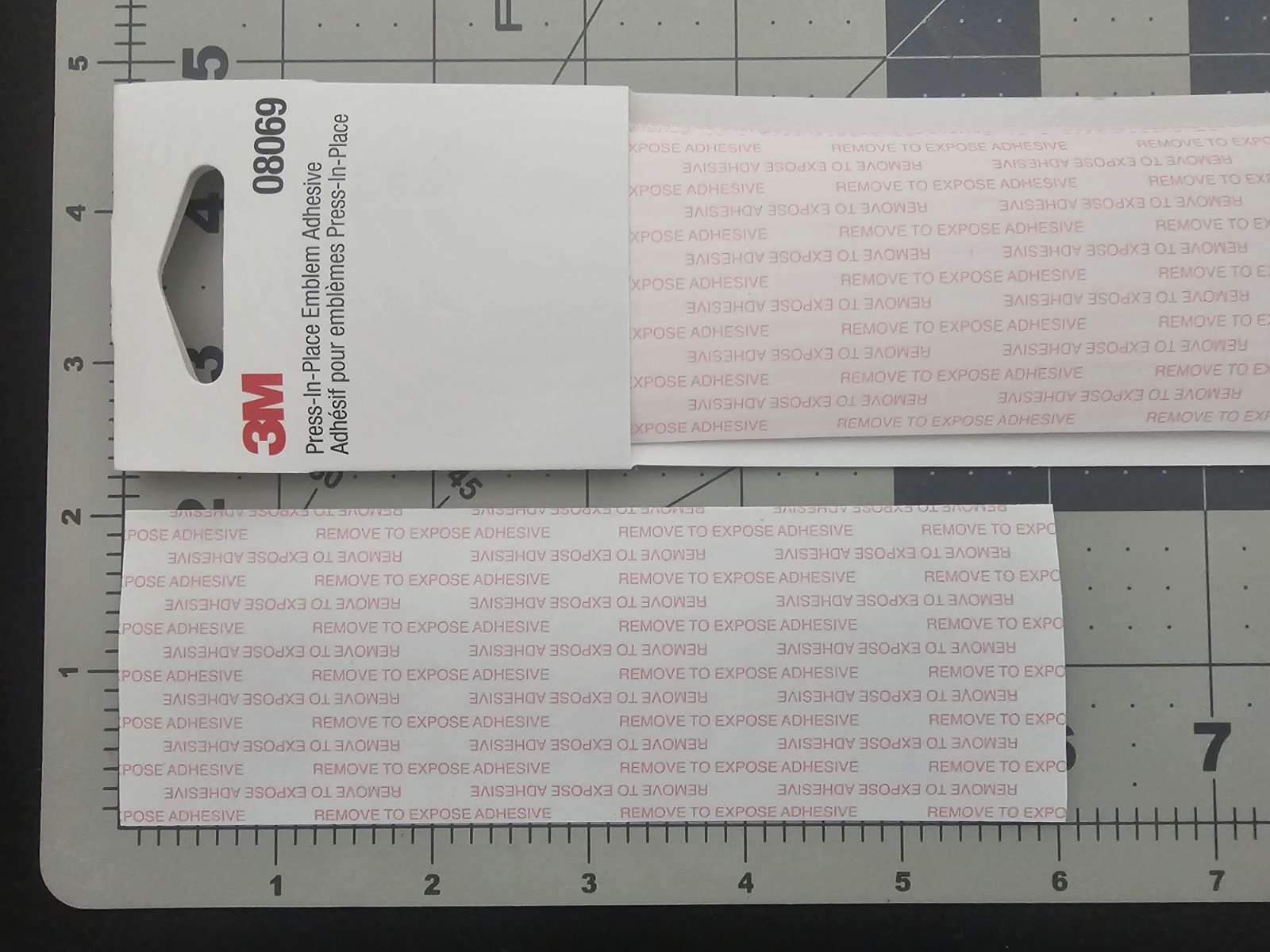 3M 08069 Press In Place Emblem Adhesive Strip, 2\