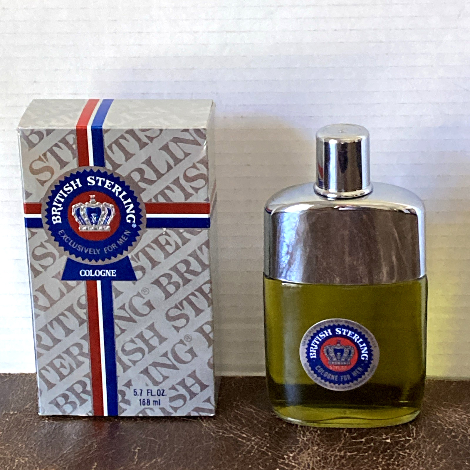 BRITISH STERLING Cologne Splash 5.7oz by Speidel Textron VINTAGE item