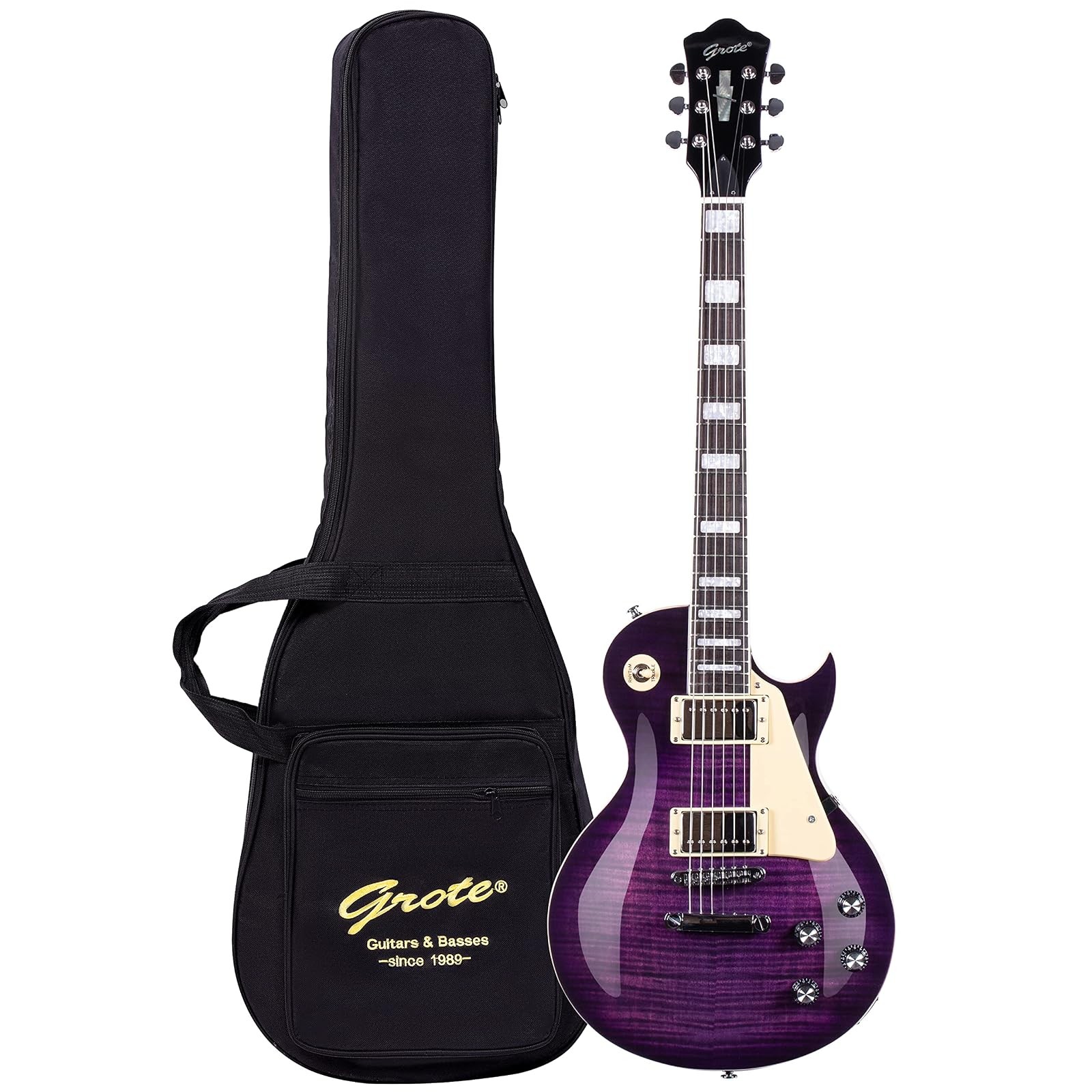 GROTE LPYS-006 Purple Solid Guitar Gigbag GROTE LPYS-006 Purple Solid Guitar Gigbag