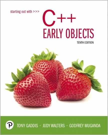 Starting Out with C++: Early - Paperback, by Gaddis Tony; Walters - Acceptable n Starting Out with C++: Early - Paperback, by Gaddis Tony; Walters - Acceptable n