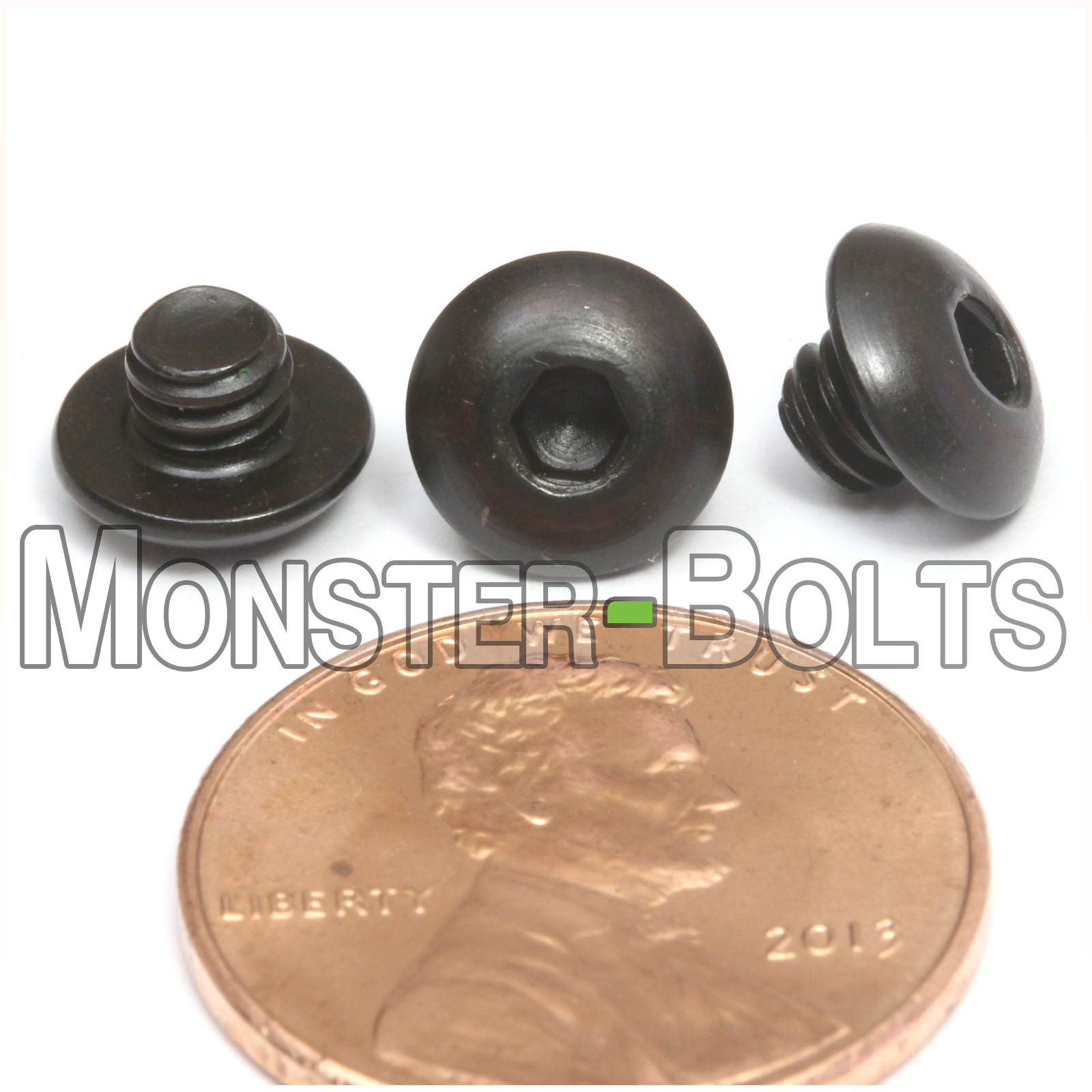 #8-32 Button Head Socket Cap Screws, Alloy Steel Thermal Black Oxide Coarse SAE