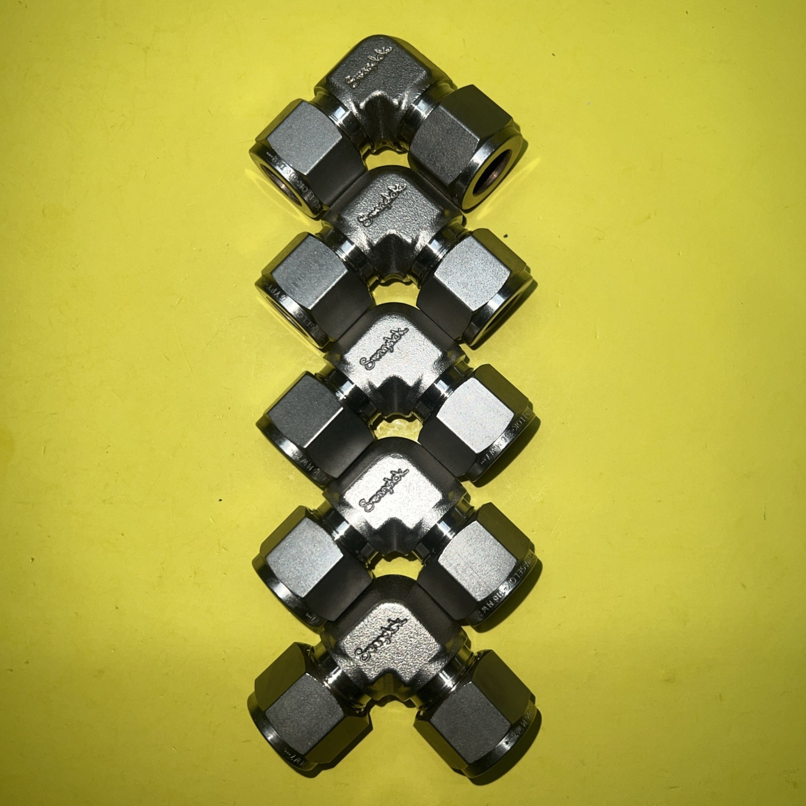Lot of 5 Swagelok SS-810-9 Union Elbow 1/2 Lot of 5 Swagelok SS-810-9 Union Elbow 1/2