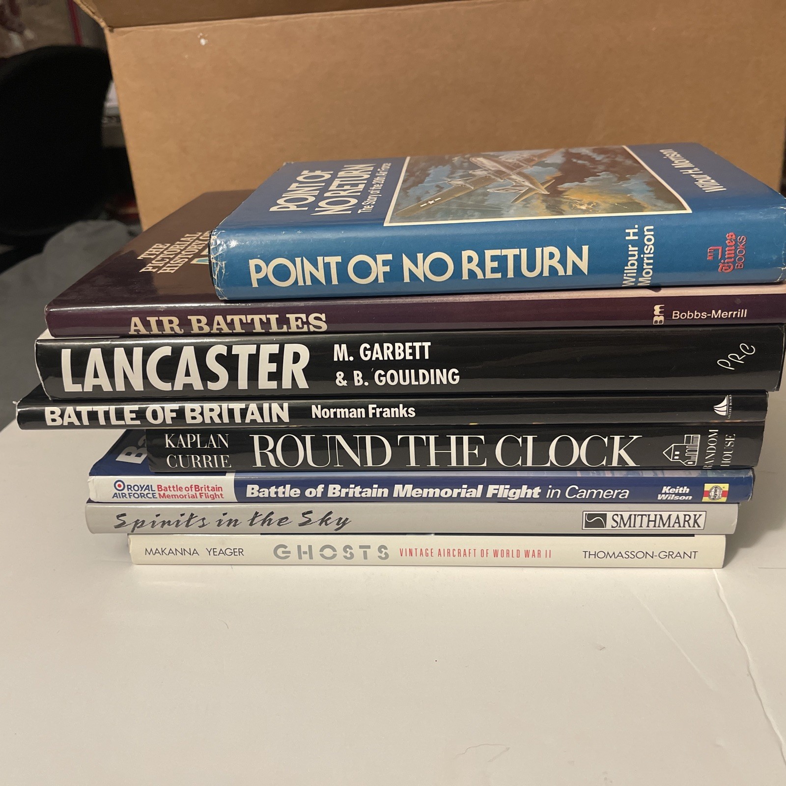 Lot of 8 World War II Air War Books Eighth Air Force RAF WWII Bomber War