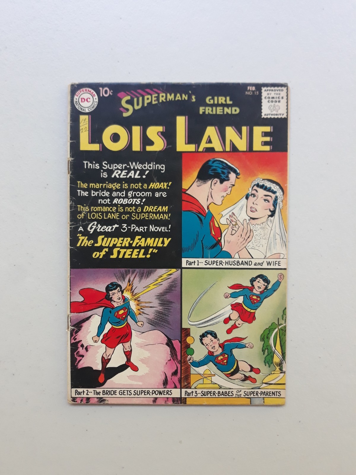 Superman\'s Girlfriend Lois Lane 15 DC Comics 1960