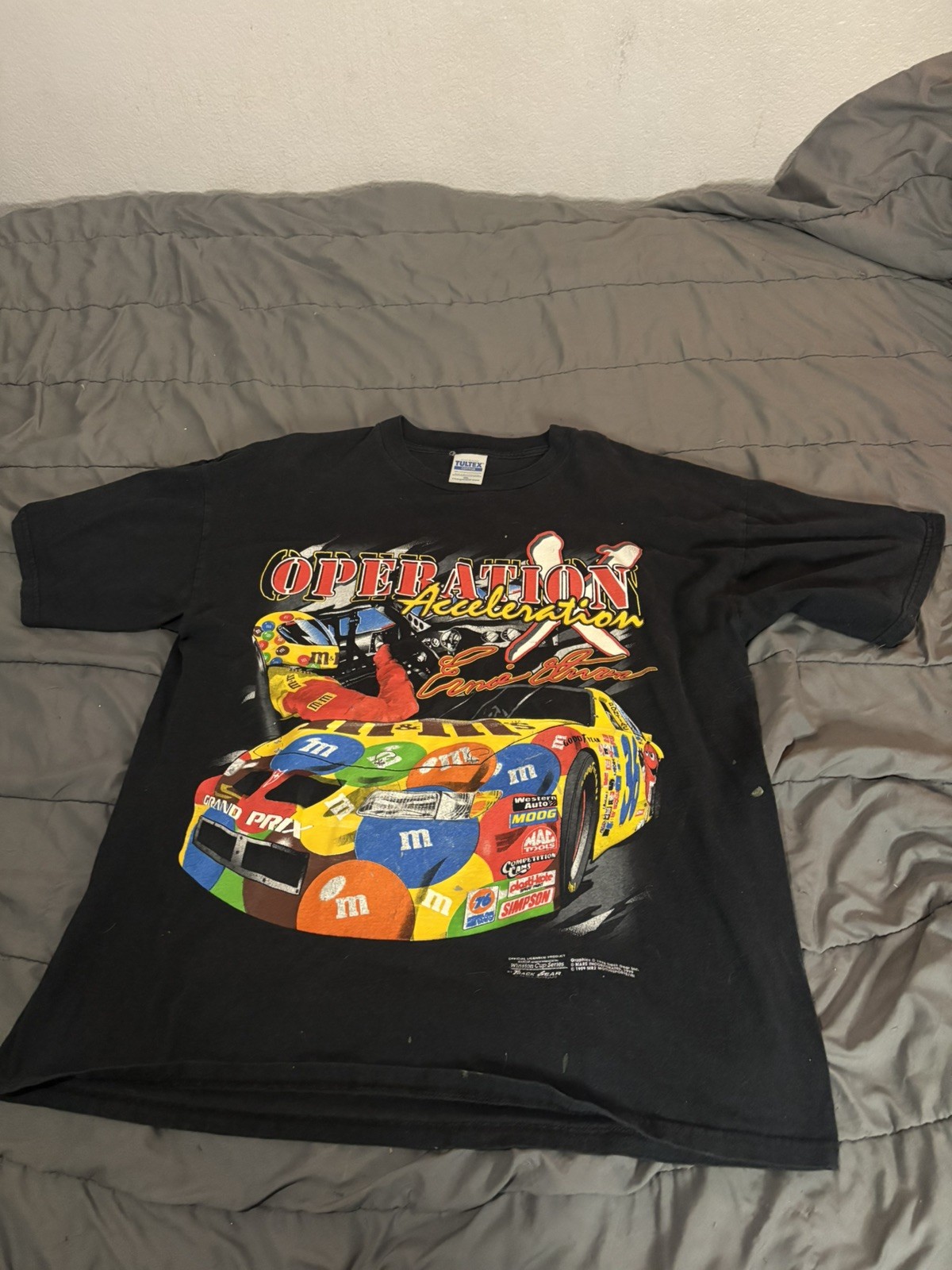 Vintage 1999 Ernie Irvan Nascar M&Ms Graphic T shirt All Over Print Size XXL Vintage 1999 Ernie Irvan Nascar M&Ms Graphic T shirt All Over Print Size XXL