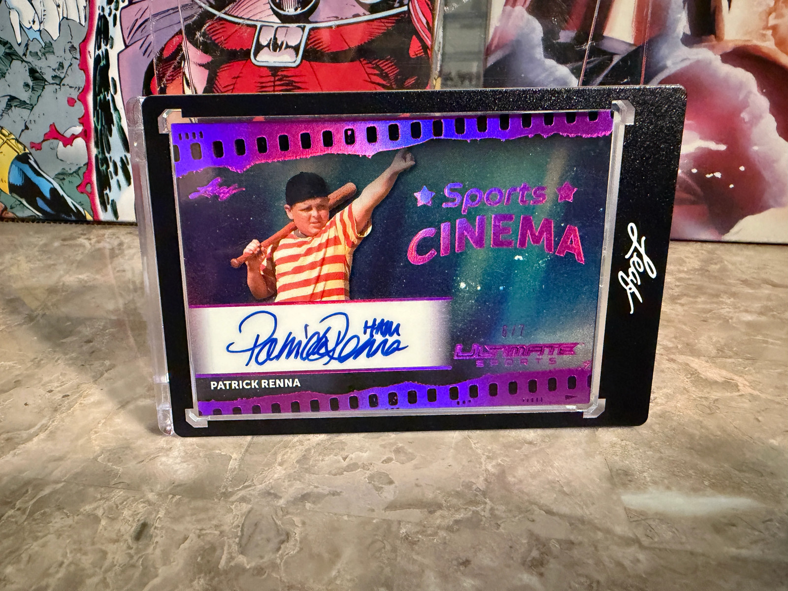 Patrick Renna 2026 Leaf Ultimate Sports Sports Cinema Auto Pink Sandlot Ham /7 Patrick Renna 2026 Leaf Ultimate Sports Sports Cinema Auto Pink Sandlot Ham /7