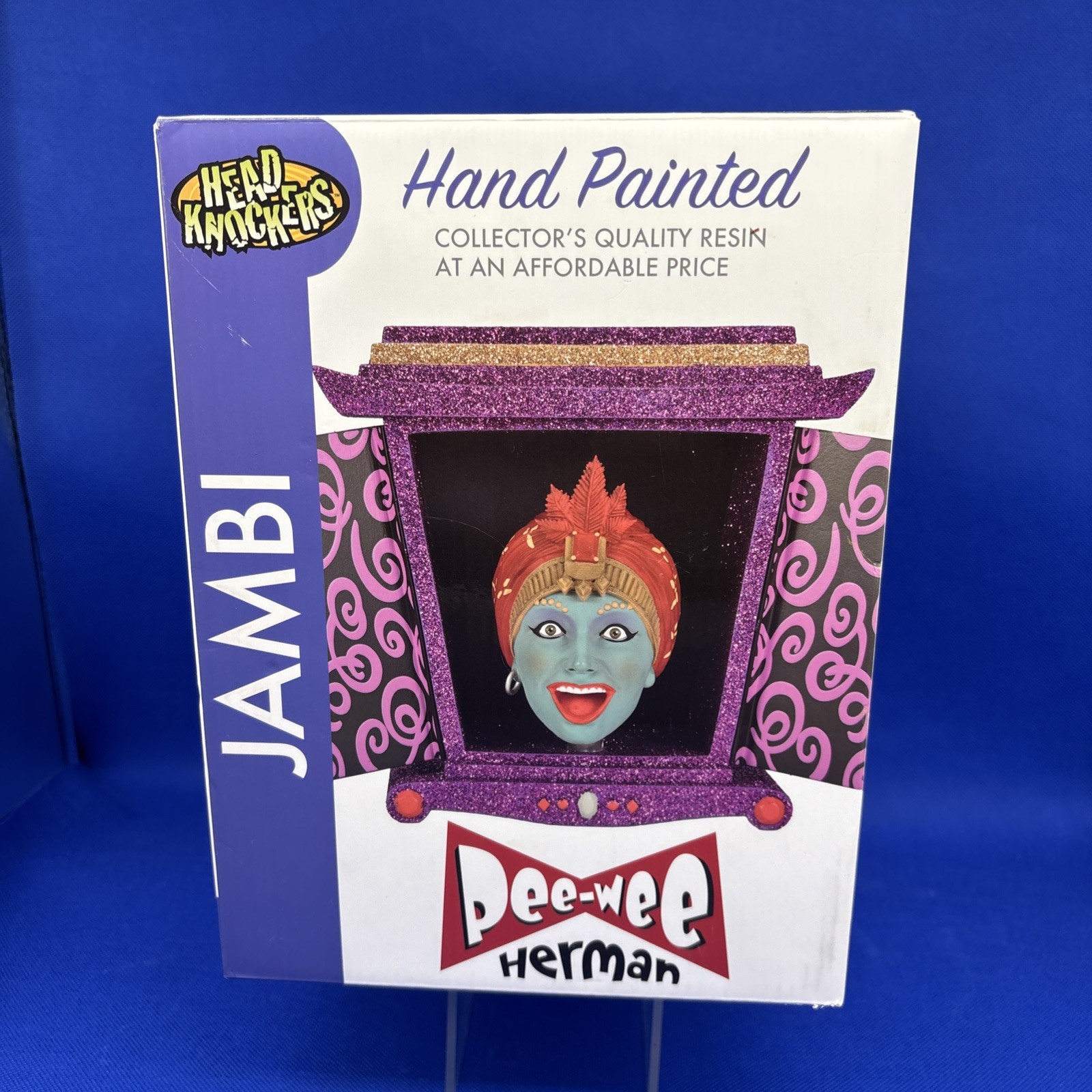 Jambi Head Knockersi Pee-wee Herman Resin Figurine Hand Painted NEW open box Jambi Head Knockersi Pee-wee Herman Resin Figurine Hand Painted NEW open box
