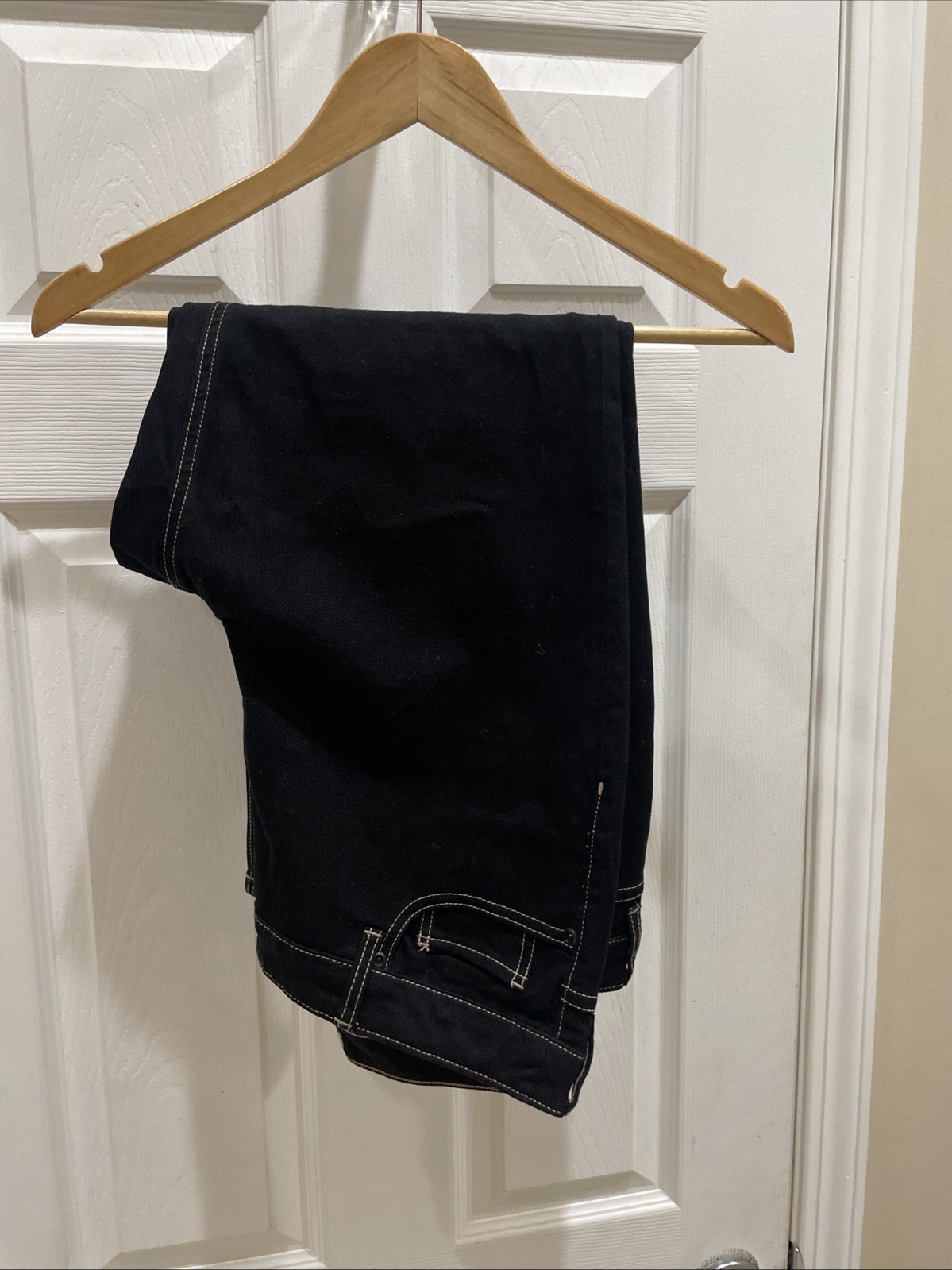 Chicos Size 1.5 Crop Jeans Womens Gorgeous Black Beautiful Platinum blue jeans