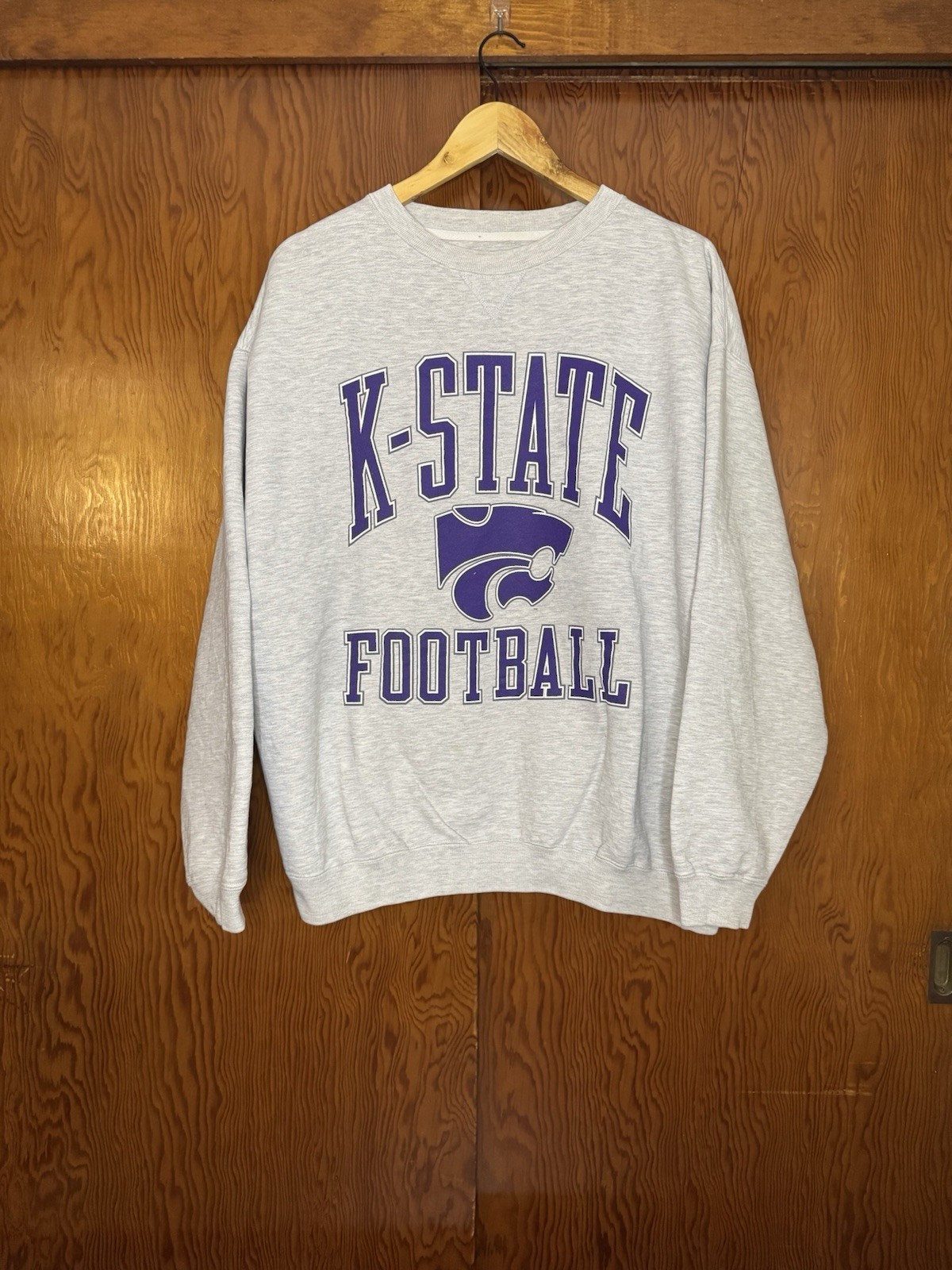XXL Vintage 90s GEAR Kansas State Wildcats Football Sweatshirt College Sports