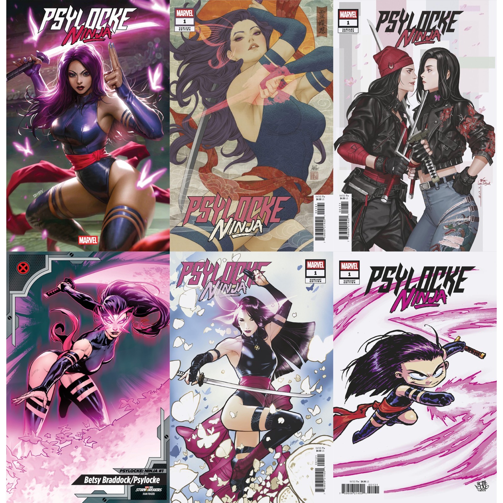 Psylocke: Ninja (2026) #1 2 3 4 5 Marvel Comics X-Men COVER SELECT Psylocke: Ninja (2026) #1 2 3 4 5 Marvel Comics X-Men COVER SELECT