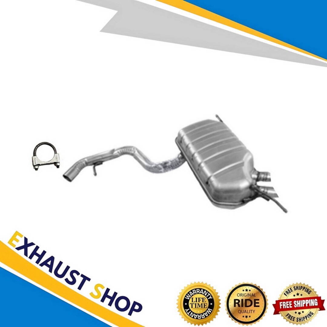 Rear Exhaust Muffler Assembly Fit 2009-2018 Volkswagen Tiguan|Tiguan Limited2.0L