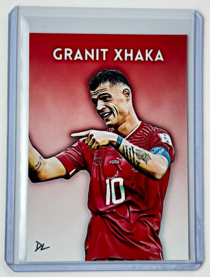 Granit Xhaka Limited Edition Artist Signed \