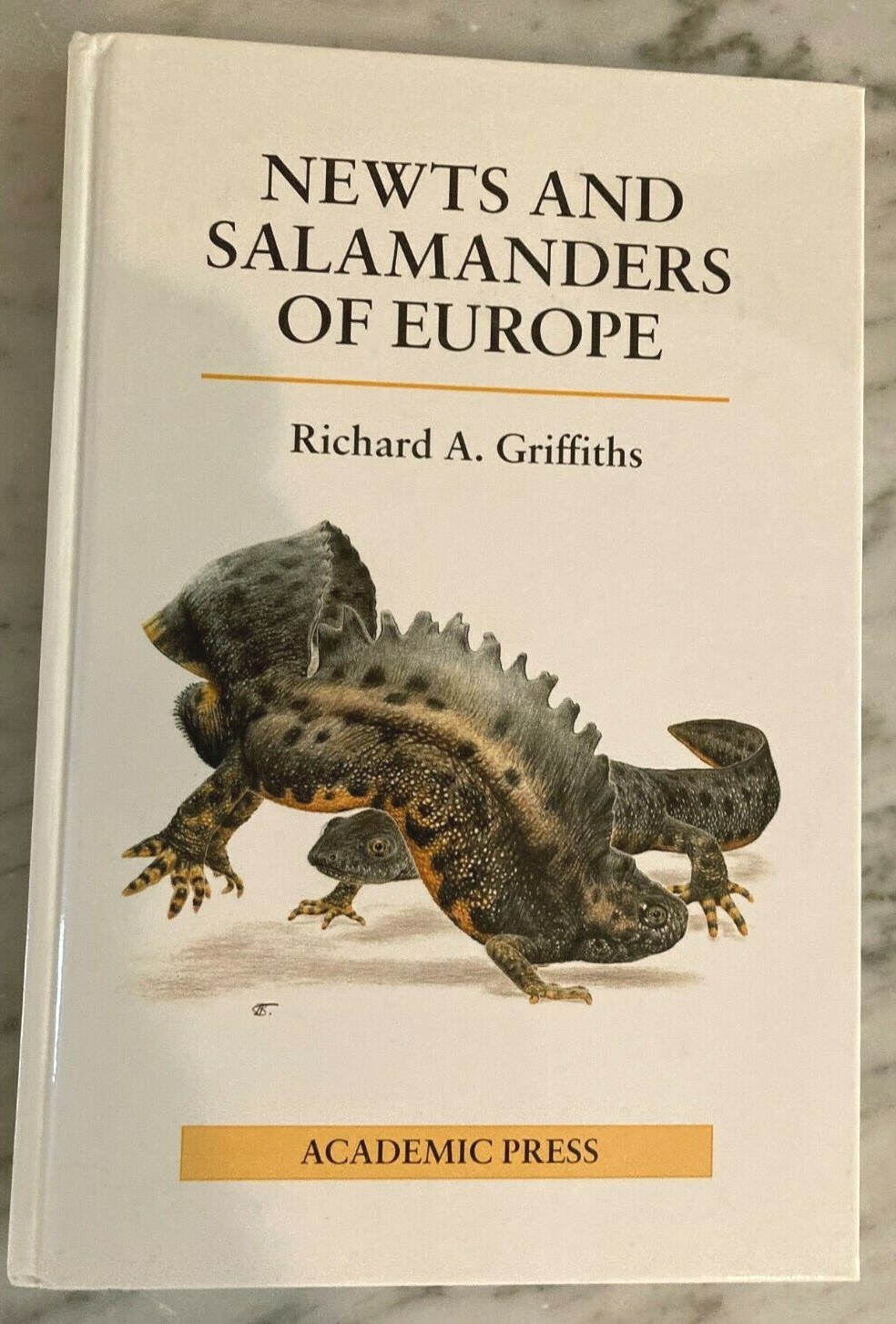 REDUCED RARE Herpetology BOOK NEWTS & SALAMANDERS OF EUROPE Griffiths + BONUS