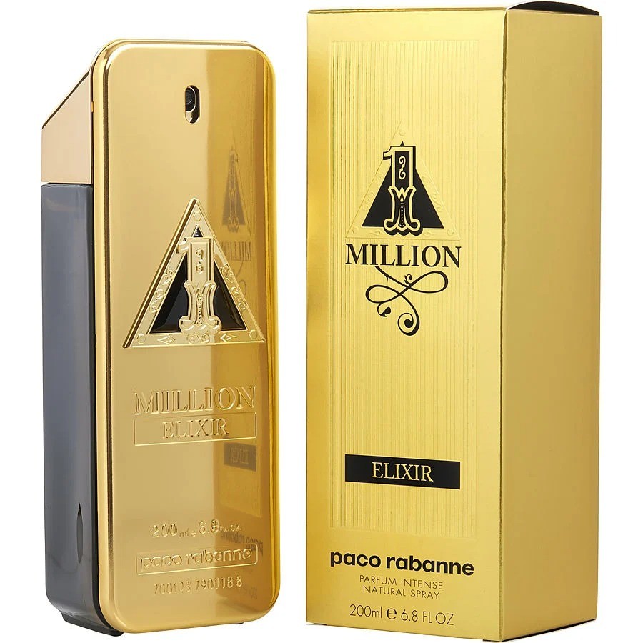 Paco Rabanne Men\'s One Million Elixir Parfum Intense Spray 6.8 oz Fragrances