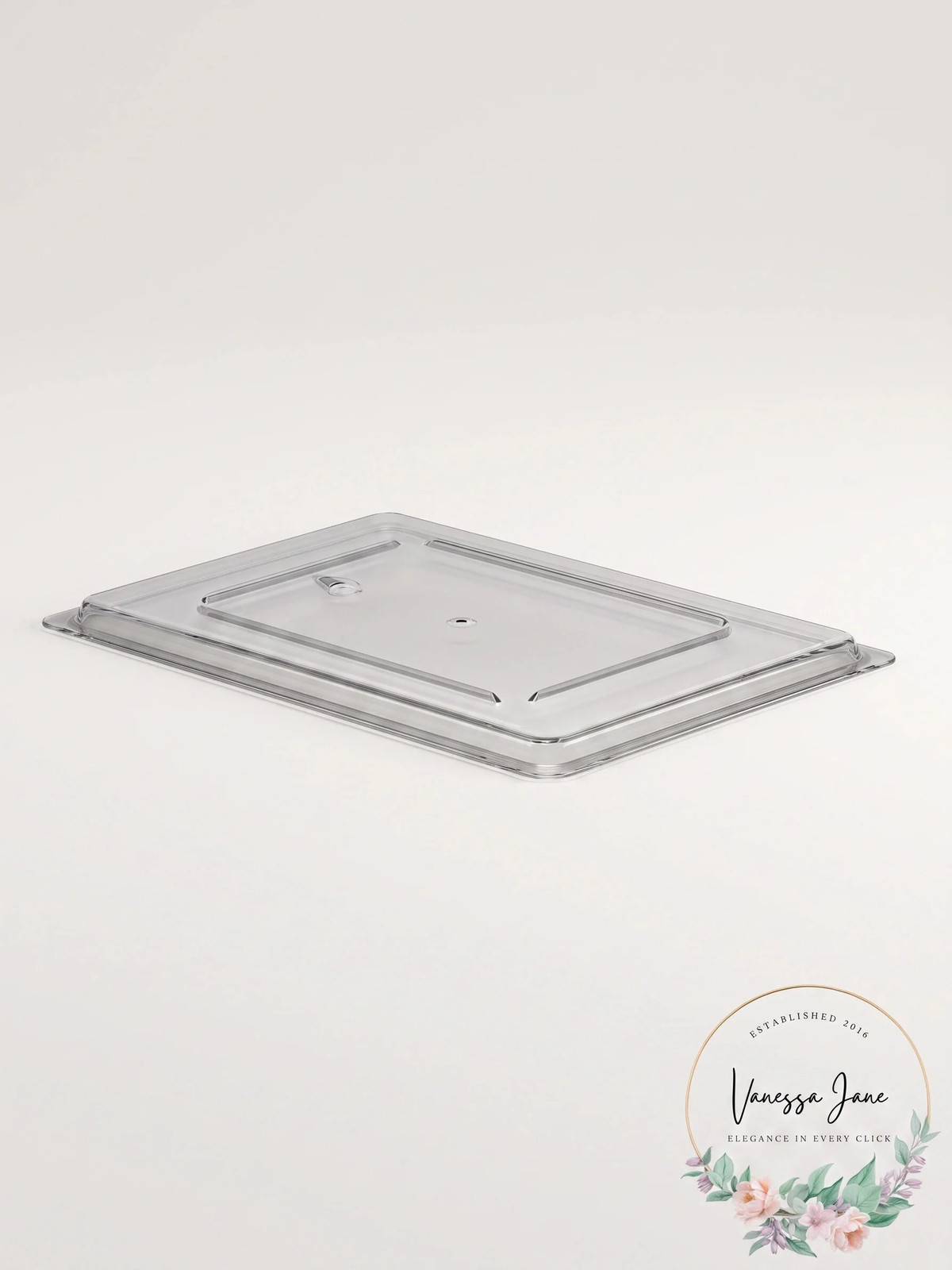 Cambro 1826CCW135 Camwear Clear 18 x 26 Food Box Cover / Lid