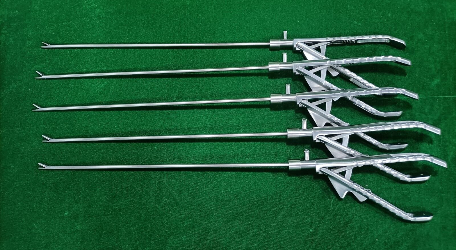 5pc Laparoscopic Needle Holder Straight 5mmxx330mm Endoscopy Reusable Instrument