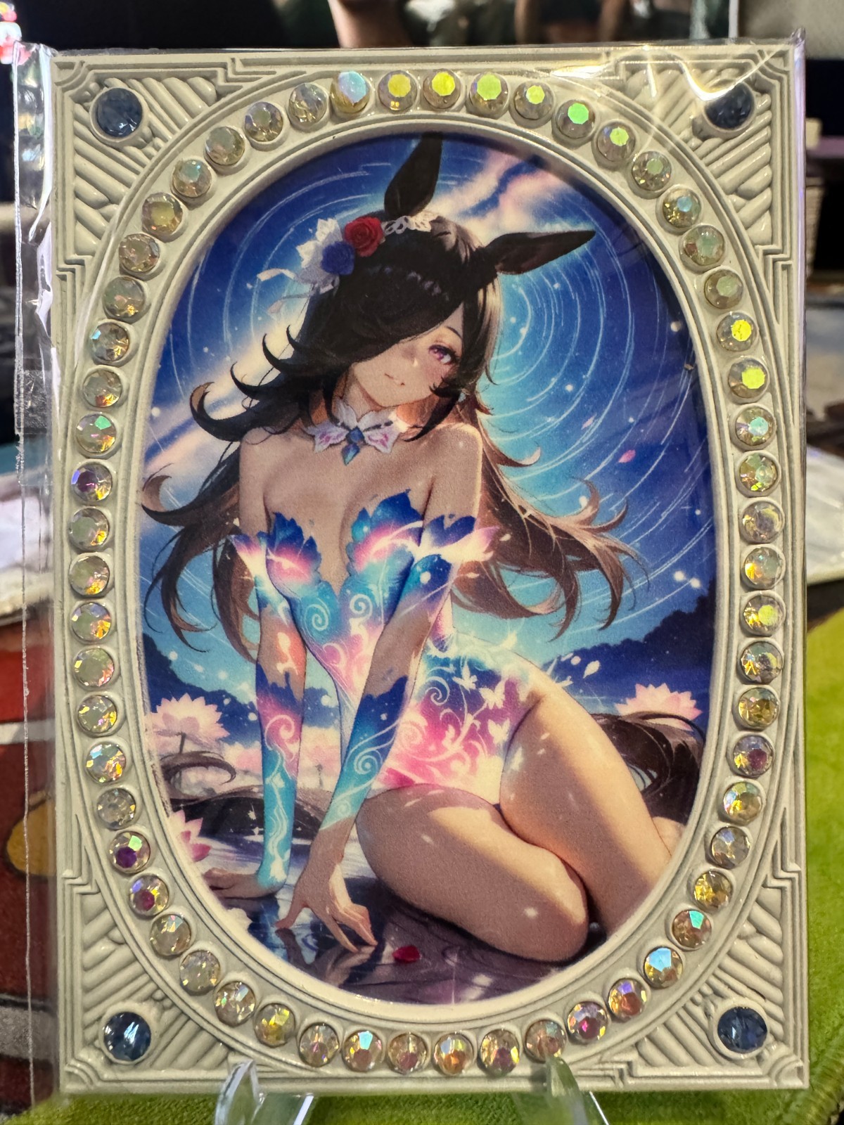 Rice Shower 12/18 Max Diamond Metal Card Gorgeous Dream Uma Musume Anime