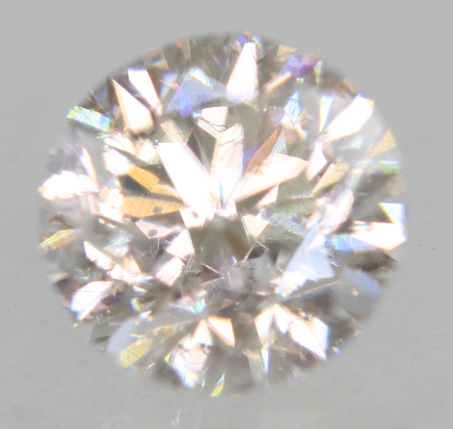 Certified 0.93 Carat G VS1 Round Brilliant Natural Enhanced MINED Diamond 6.1mm