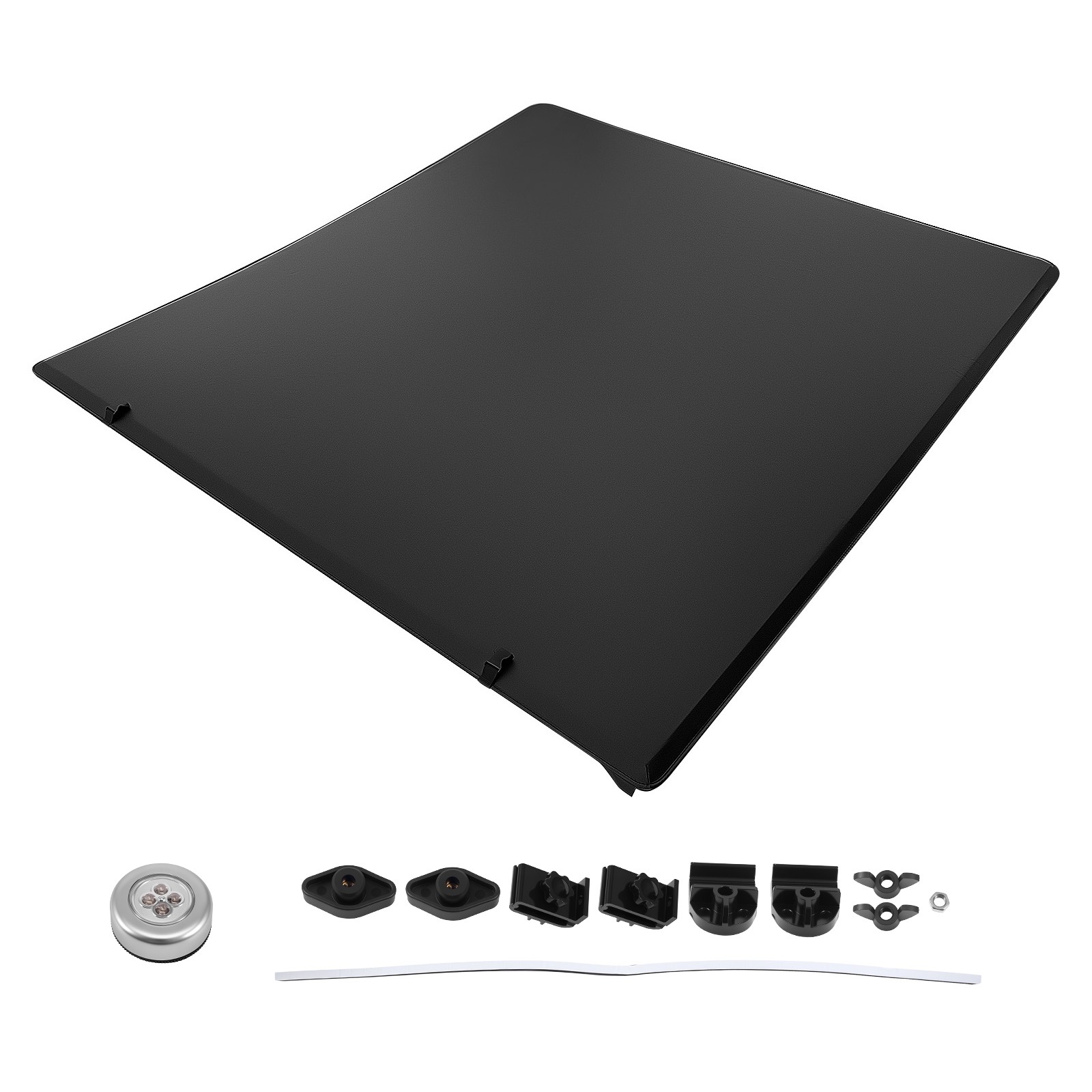 4.5 ft Soft Bed Tonneau Cover for Ford Maverick 2022-2026 Tri-Fold W/LED Lamp
