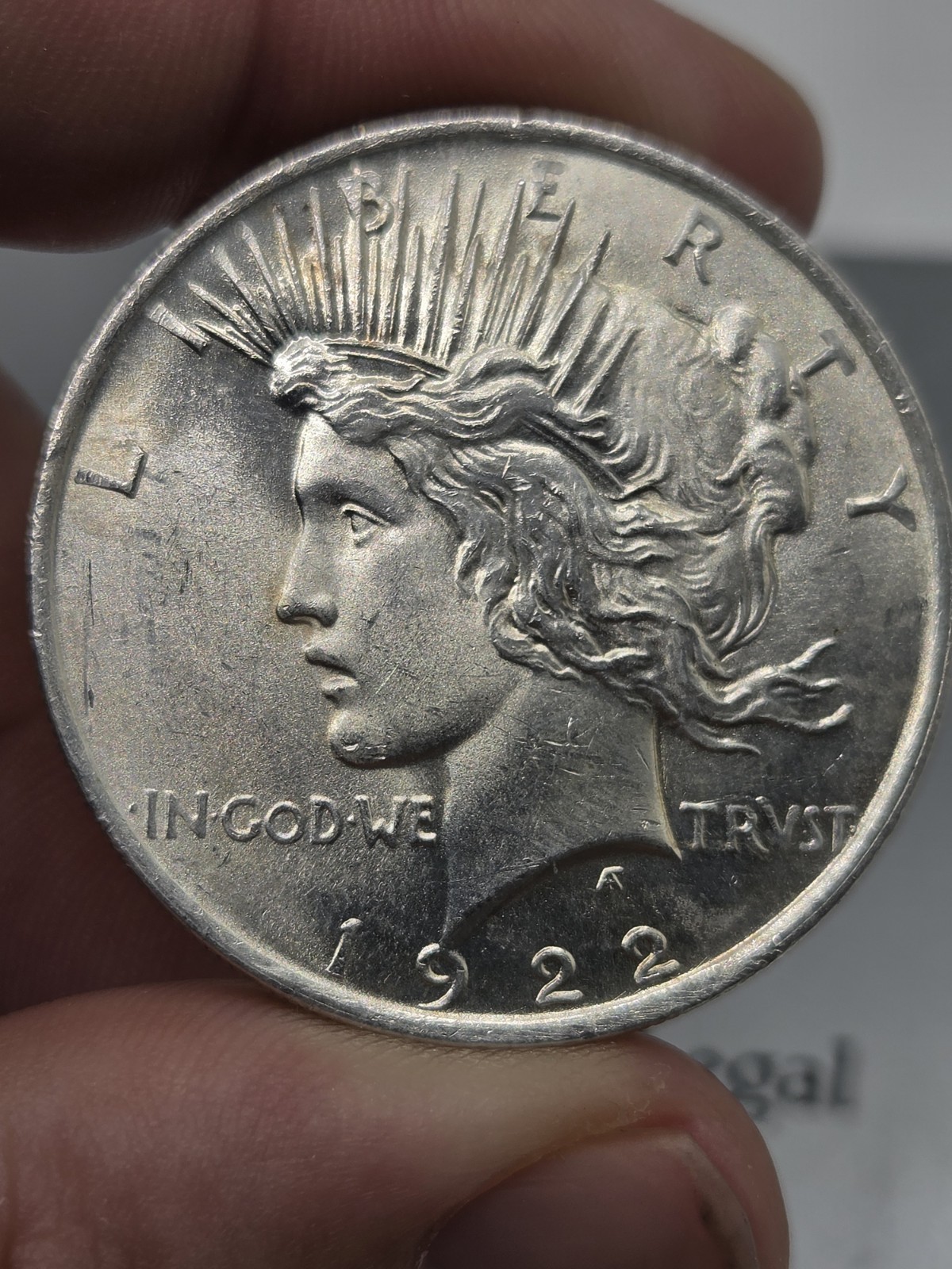 1922 P BU GEM PEACE SILVER DOLLAR UNC MS  ☆ 1442 ☆ High Grade