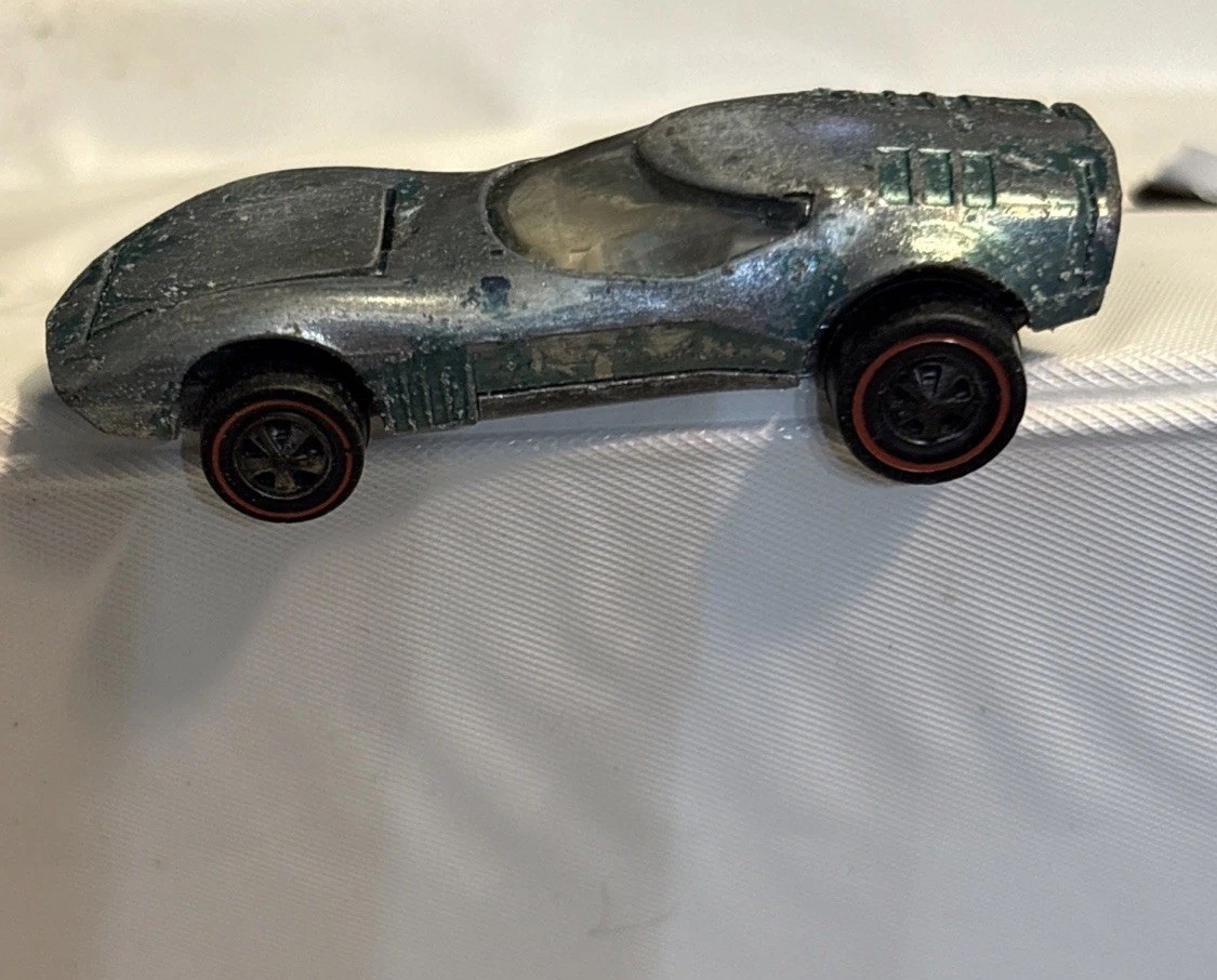 Vintage Hot Wheels Redlines Torero 1:64 Diecast Car 1968 Blue Opening Hood