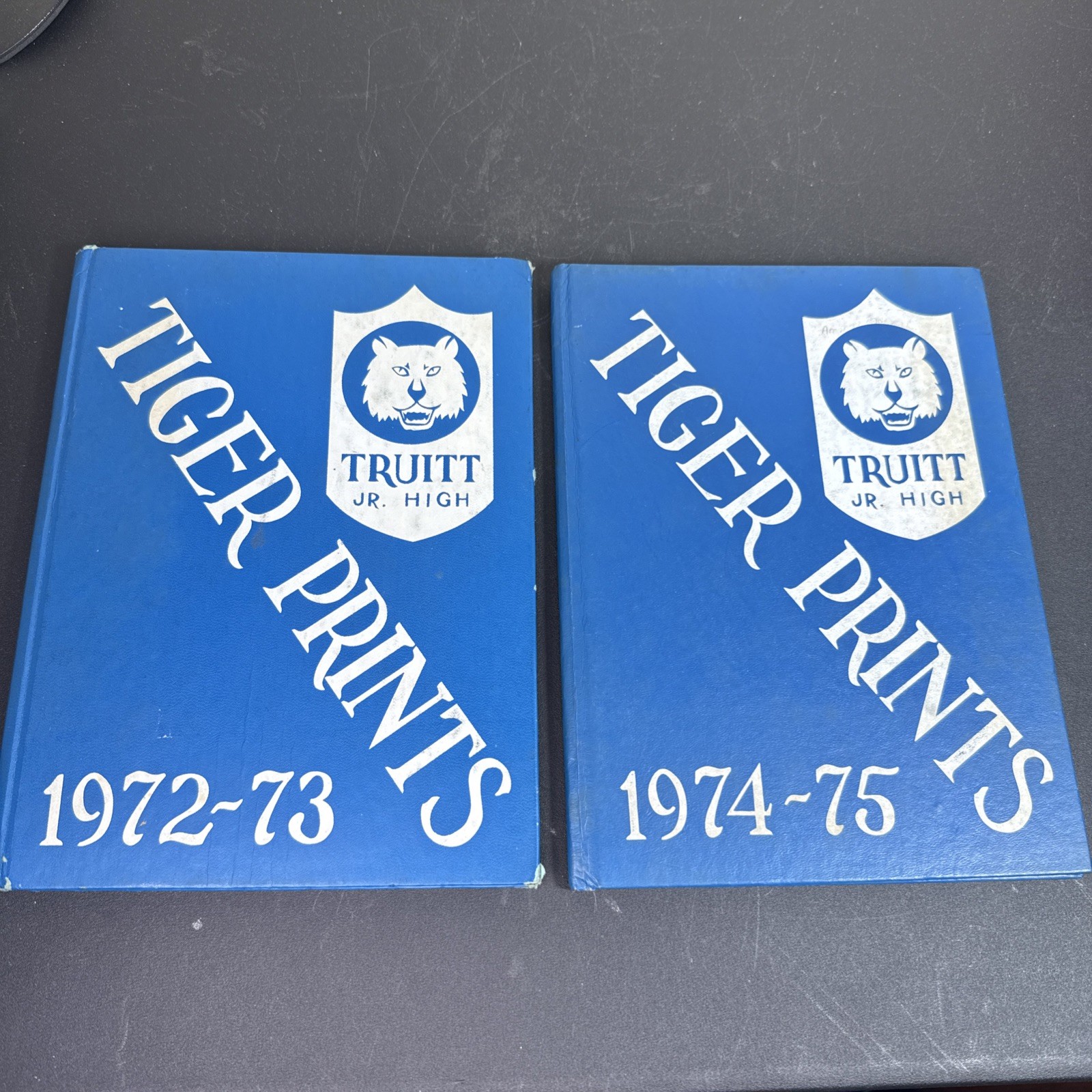 Truitt Jr. High Yearbooks 1972–73 & 1974–75 Chesapeake VA Vintage Lot