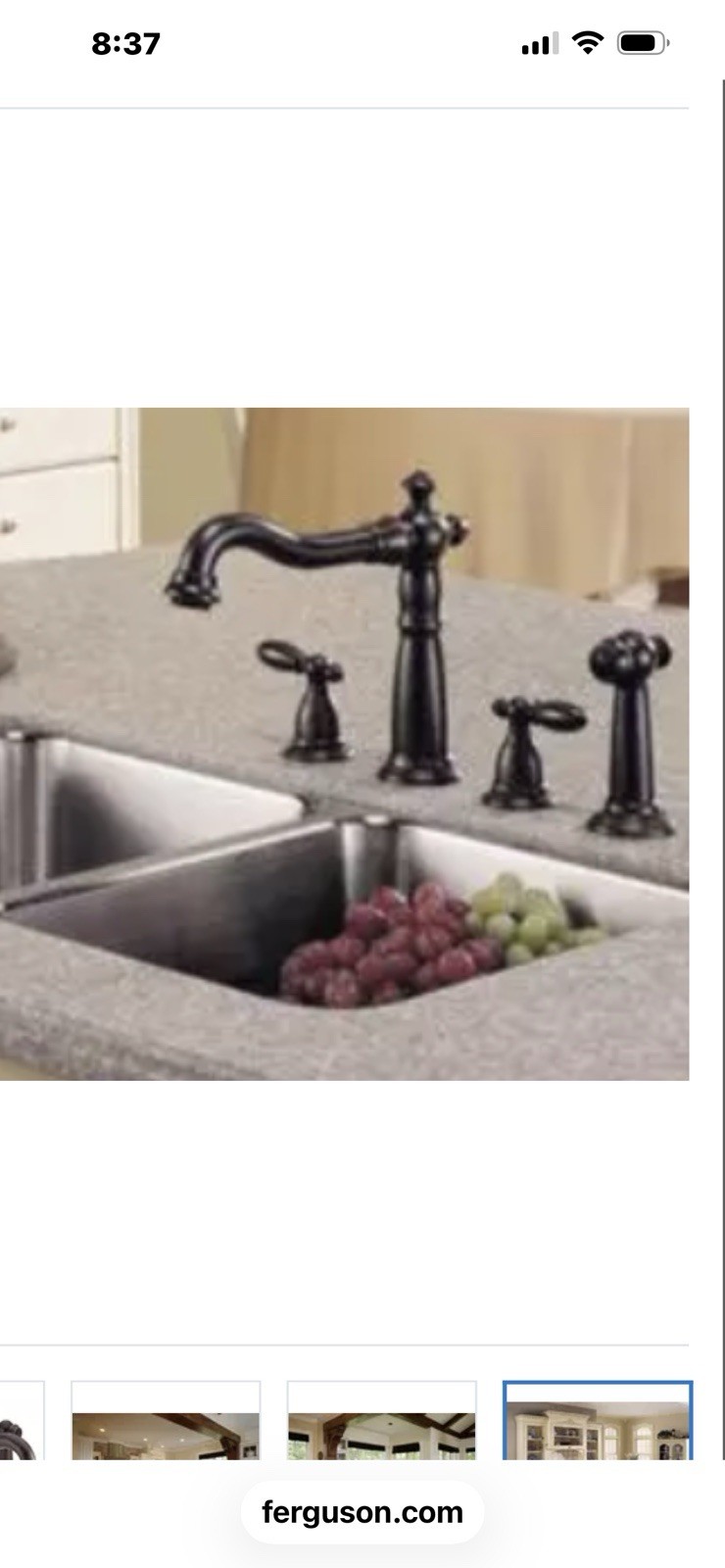 New Rare Delta Victorian 2 Handles Kitchen Faucet 2255 RB Venetian Bronze. New Rare Delta Victorian 2 Handles Kitchen Faucet 2255 RB Venetian Bronze.