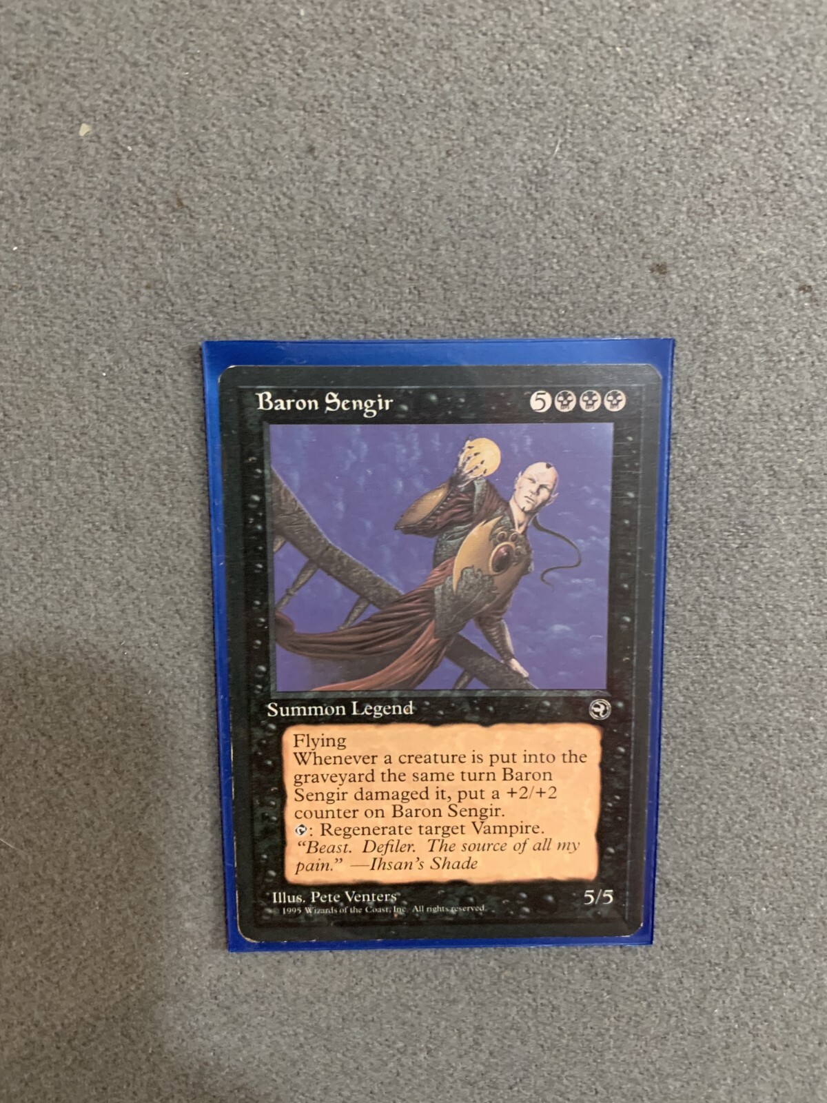 Magic: The Gathering MTG Baron Sengir Legend Homelands 1995 - Lightly Played/LP