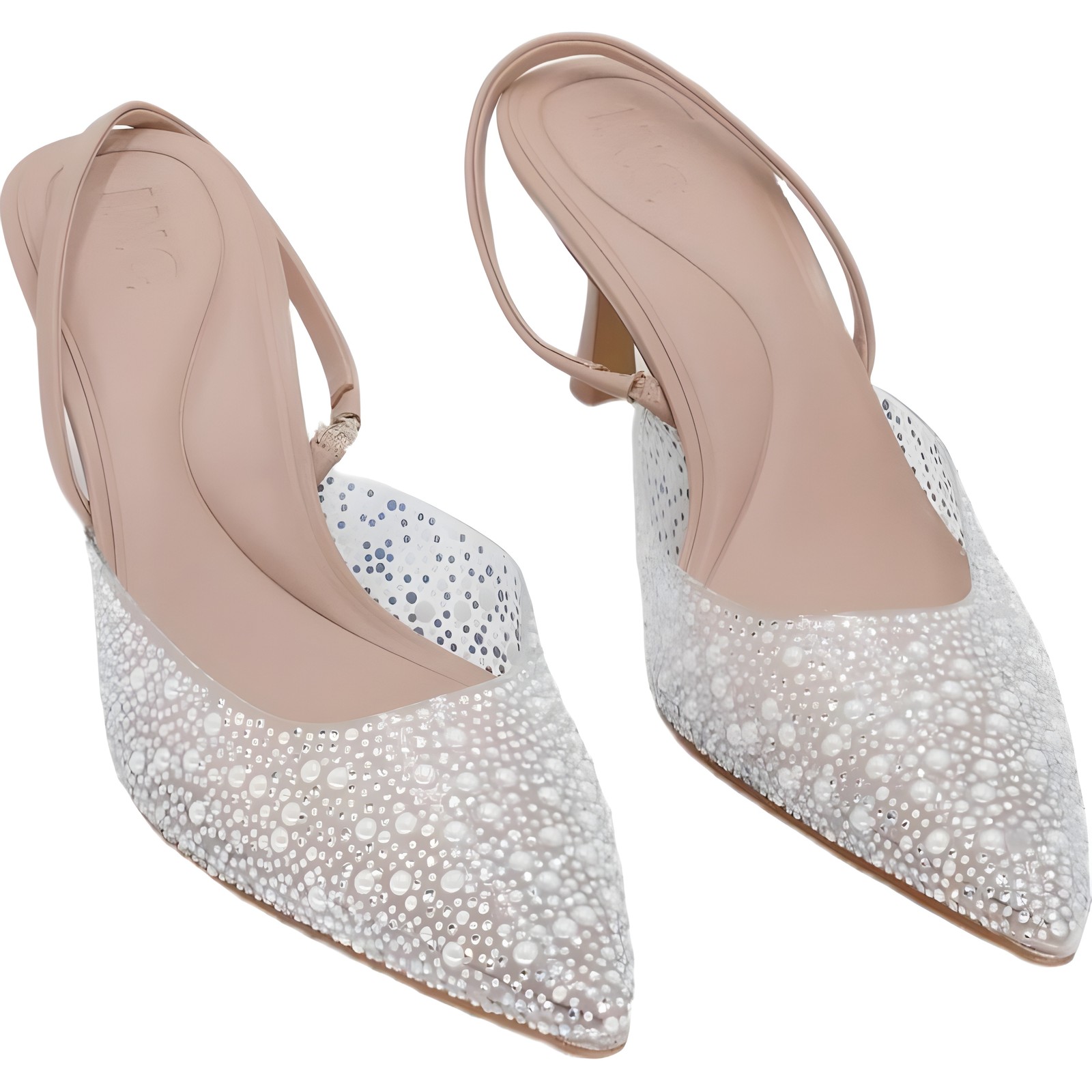 I.N.C. Geosepa Pearl Bling Halter Pumps Womens Size 10
