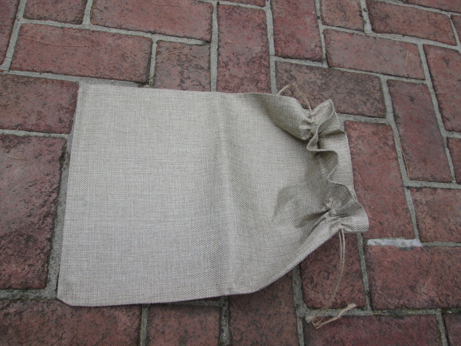 REENACTOR 18th C COLONIAL BURLAP STORAGE BAG EQUIPPAGE 12
