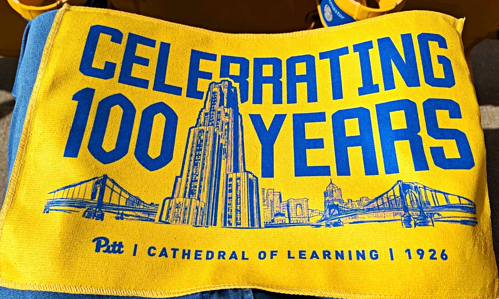 Pitt Football University of Pittsburgh 100 CoL Rally Towel 9/26/26 Historical 