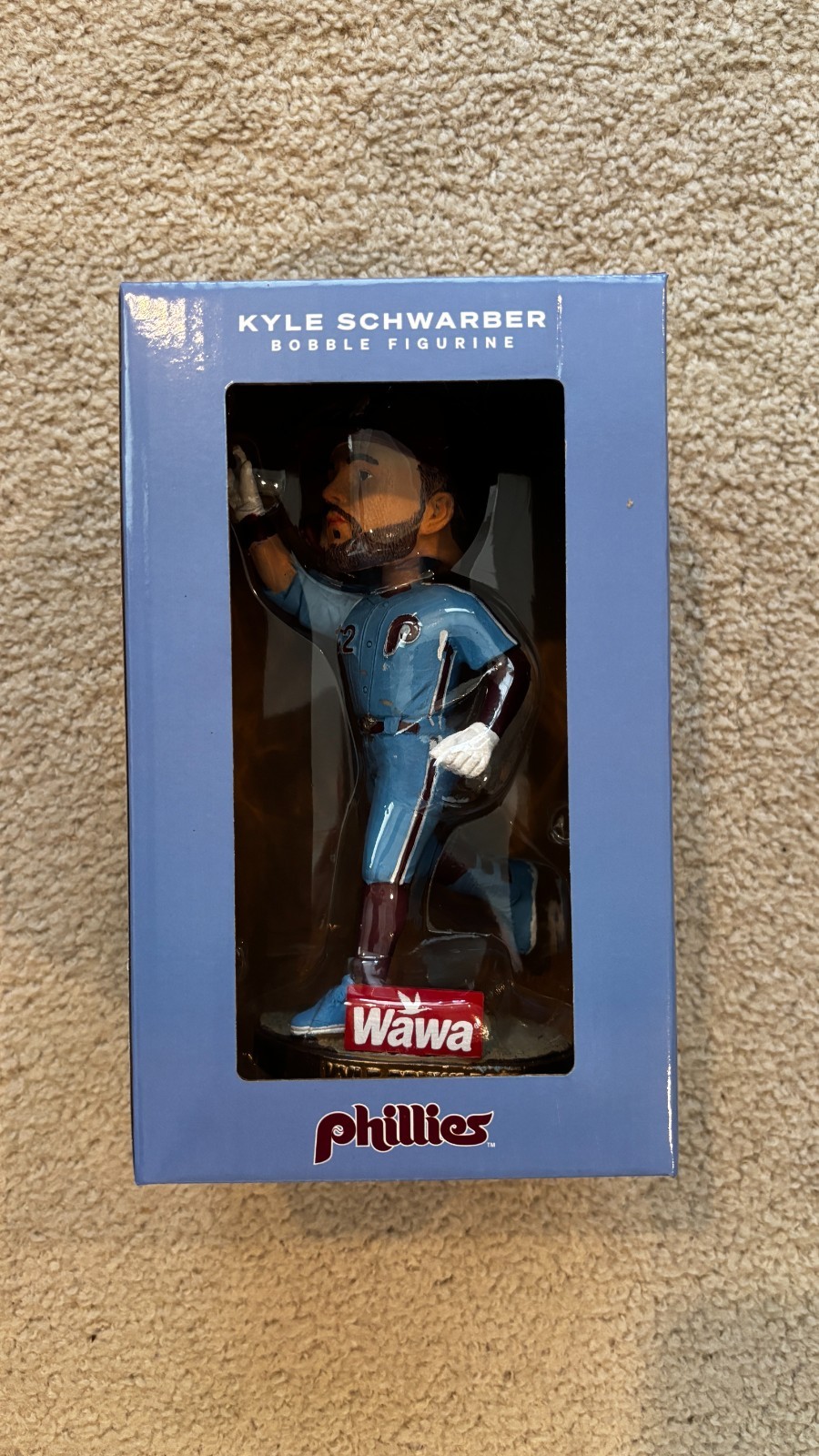 2026 Phillies SGA KYLE SCHWARBER POWDER BLUE RETRO BOBBLE-HEAD