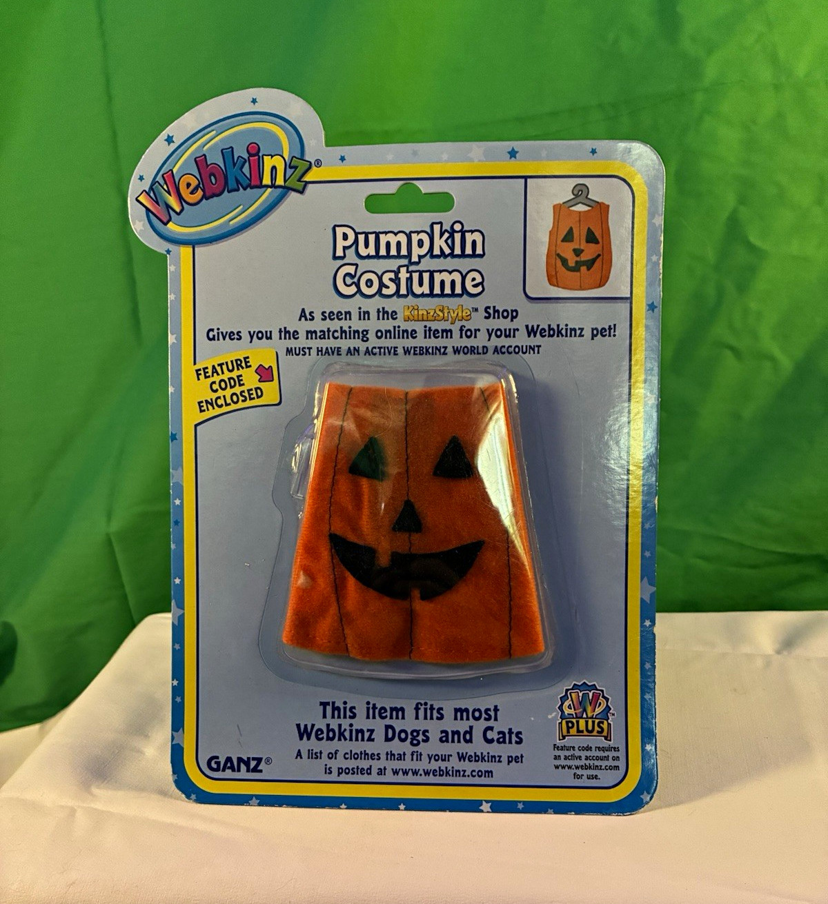 GANZ Webkinz Pumpkin Costume Outfit Clothing, MPN H105 (2005) GANZ Webkinz Pumpkin Costume Outfit Clothing, MPN H105 (2005)