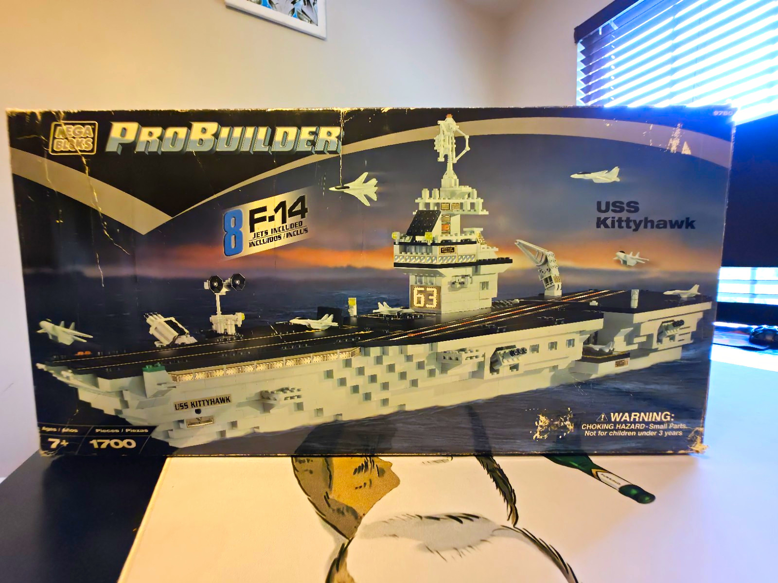 Mega Bloks ProBuilder USS Kittyhawk 9786 1700-Piece Building Set With Box/Manual