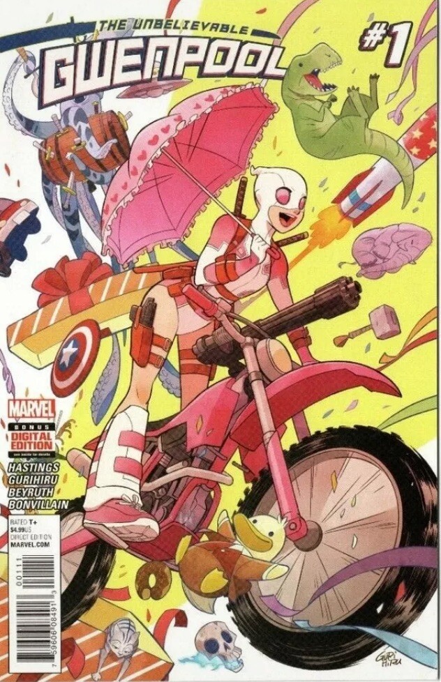 Unbelievable Gwenpool #1 (1st Print CVR A ) Marvel Comics 2016 Series NM