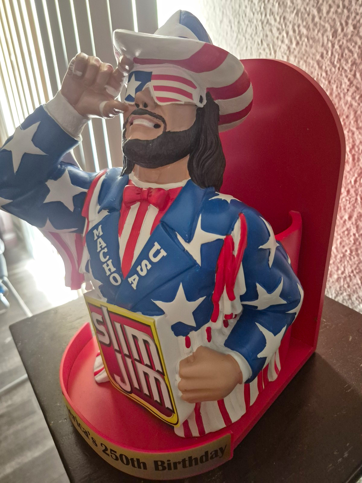Slim Jim Macho Man Patriotic 250th USA Anniversary