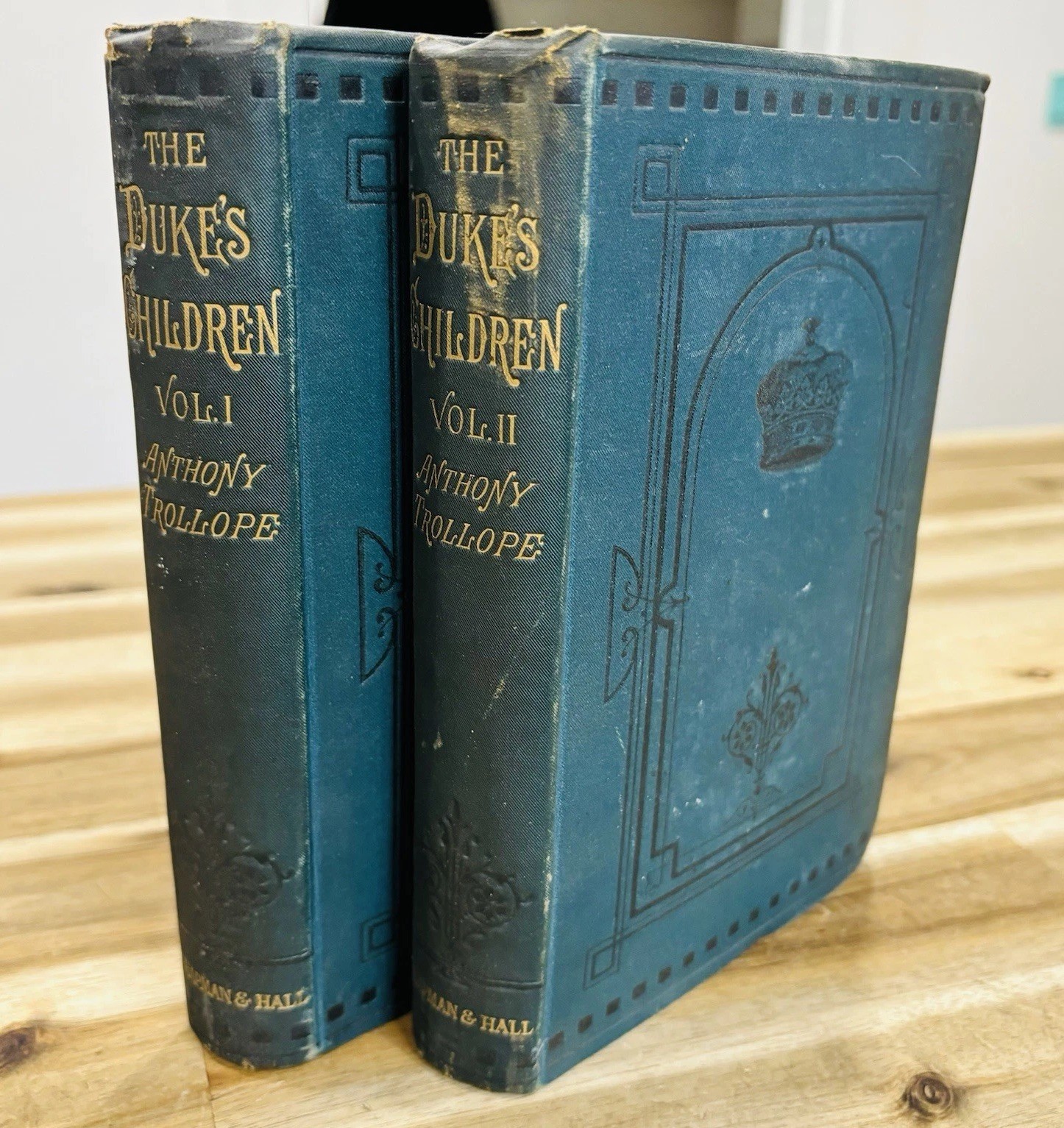Antique 1880 The Duke’s Children Vol 1 & 2 Anthony Trollope Chapman & Hall