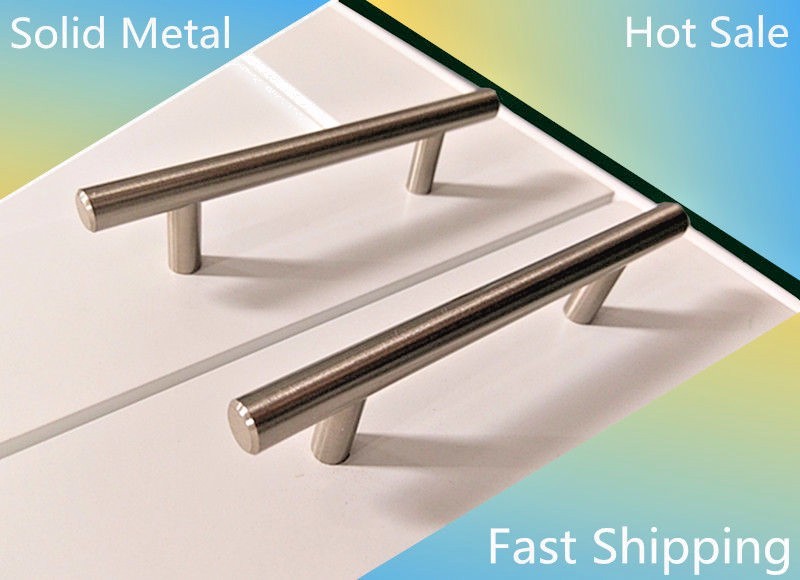 Kitchen Cabinet PULLS Drawer Door Handle Pull Knob Hardware Brushed Nickel Steel