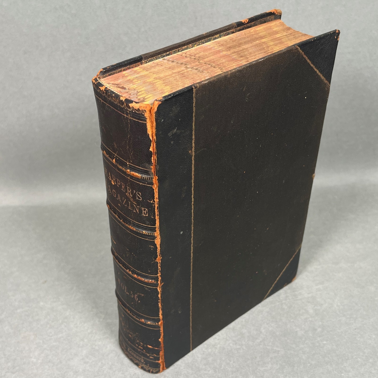 Bound Volume HARPER'S MAGAZINE LVI 56 Dec 1877 - May 1878 WORLD NEWS OF THE TIME