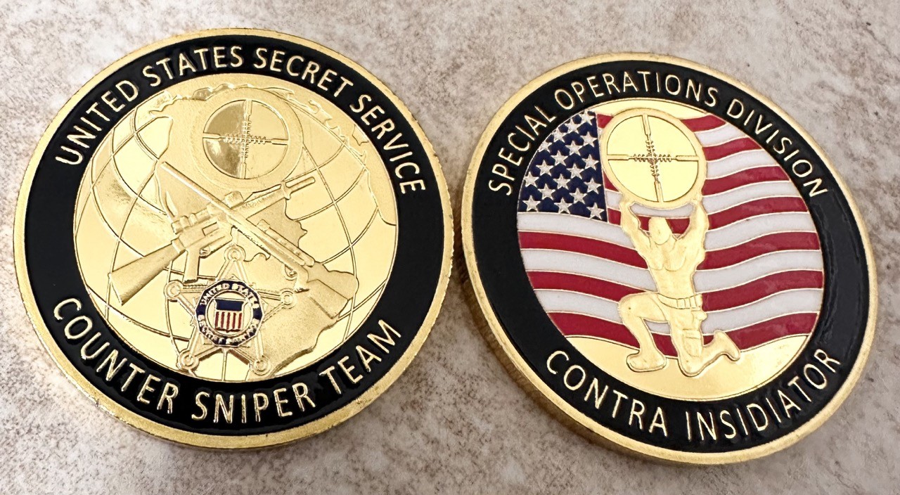 US Secret Service Counter Sniper Team Challenge Coin ·IN STOCK· ·FAST SHIPPING·