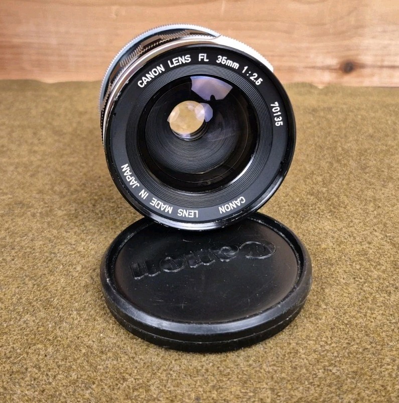 Canon FL 35mm 1:2.5 Wide Angle Prime Lens Manual Focus