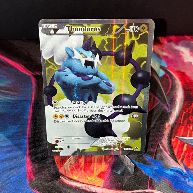 The Pokémon Company Pokemon TCG Thundurus 97/98 Emerging Powers Full Art Holo