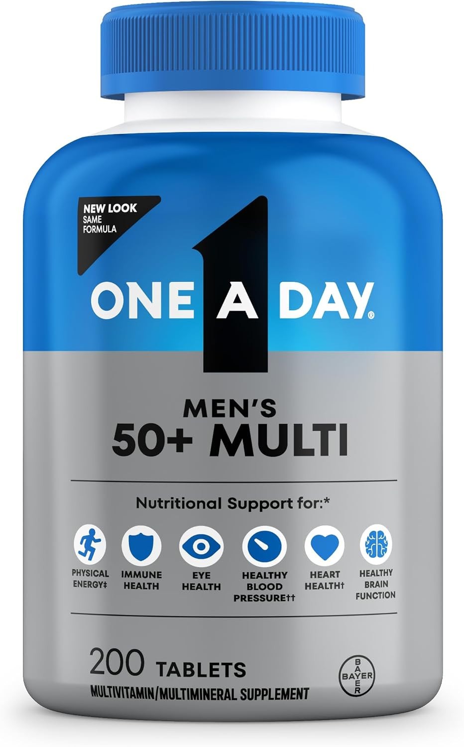 One A Day Men's 50 Plus Healthy Advantage Multivitamin 200 Count