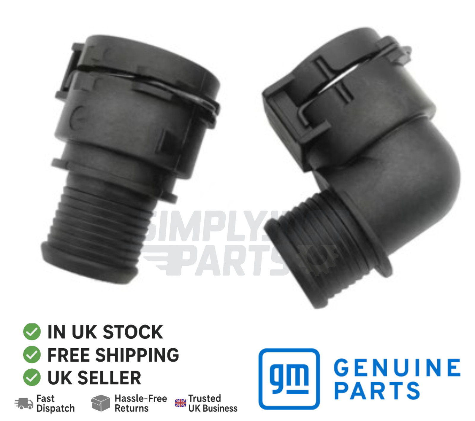 Genuine Vauxhall Mokka & Mokka X Heater Matrix Inlet & Outlet Hose Connectors