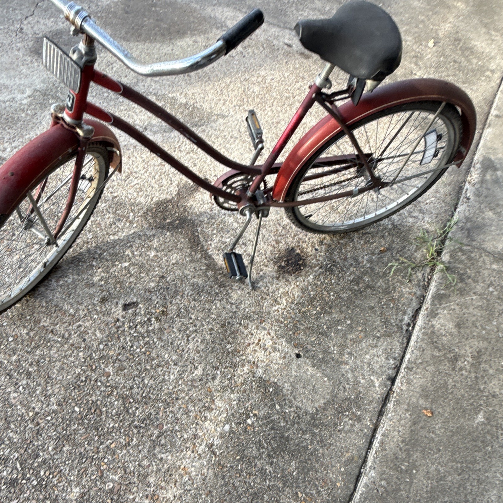 Murray Murray Vintage Red Step-Through Cruiser Bicycle Complete Bike